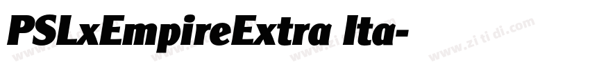 PSLxEmpireExtra Ita字体转换